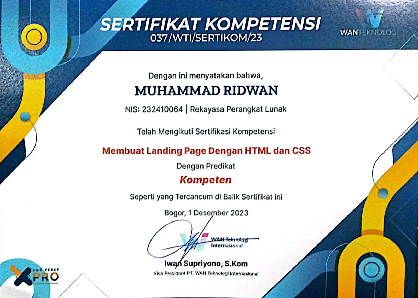 Landing Page Development project screenshot